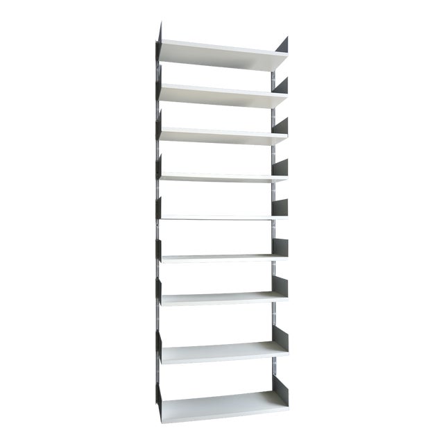 Model 606 Wall Shelving Unit by Dieter Rams for Vitsoe. 1960s For Sale