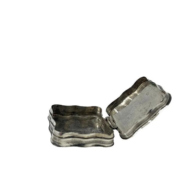 Dutch Silver Pill Box, 1863 For Sale - Image 4 of 7