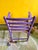 Mid-Century Modern Danish Vintage Ladderback Armchair Featuring a Hand-Woven Rush For Sale - Image 3 of 10