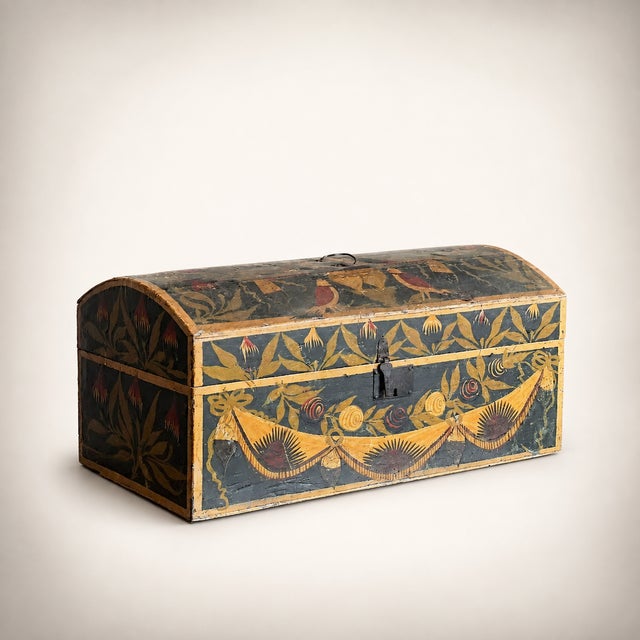 Folk Art Norman Wedding Boxes, France, 1890, Set of 6 For Sale - Image 3 of 10