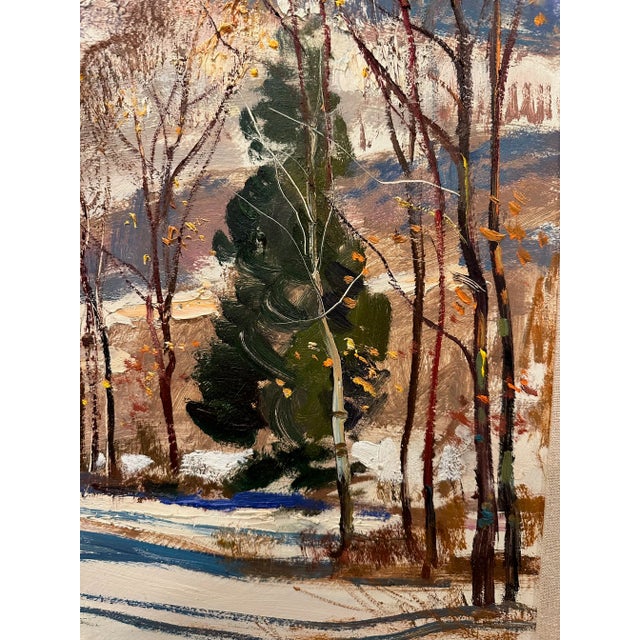 Winter Landscape by Wayne Morrell For Sale - Image 4 of 11