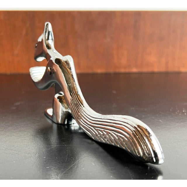 Vintage Chrome Kangaroo Nut Cracker For Sale - Image 4 of 7