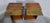 Campaign Yew Bedside Lamp Tables, 1920, Set of 2 For Sale - Image 4 of 11