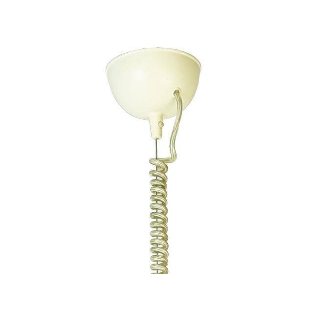 Clear & White Murano Glass Melania Pendant Lamp by Renato Toso for Leucos, 1970s For Sale - Image 9 of 14