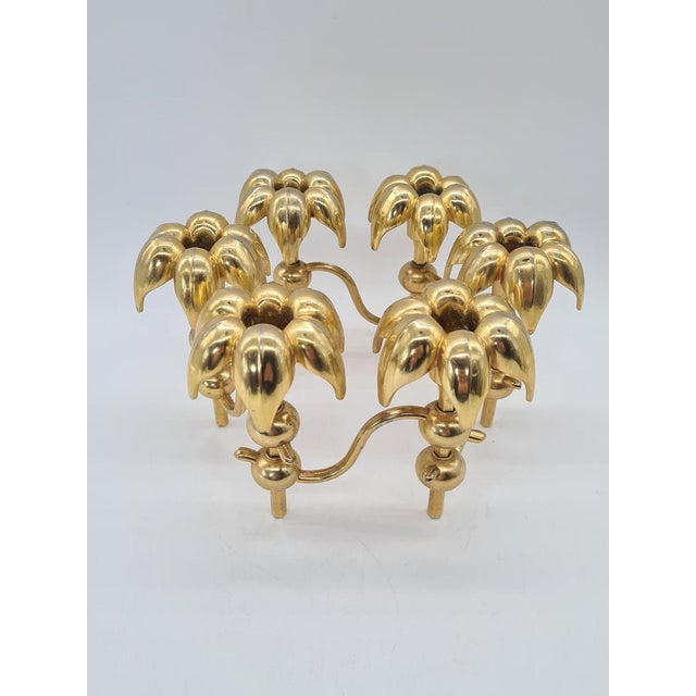 Mid-Century Modern Mid-Century Modern Palm Candleholder by BMF Nagel, 1970s For Sale - Image 3 of 10