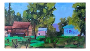 Contemporary Impressionist Oil Painting Landscape