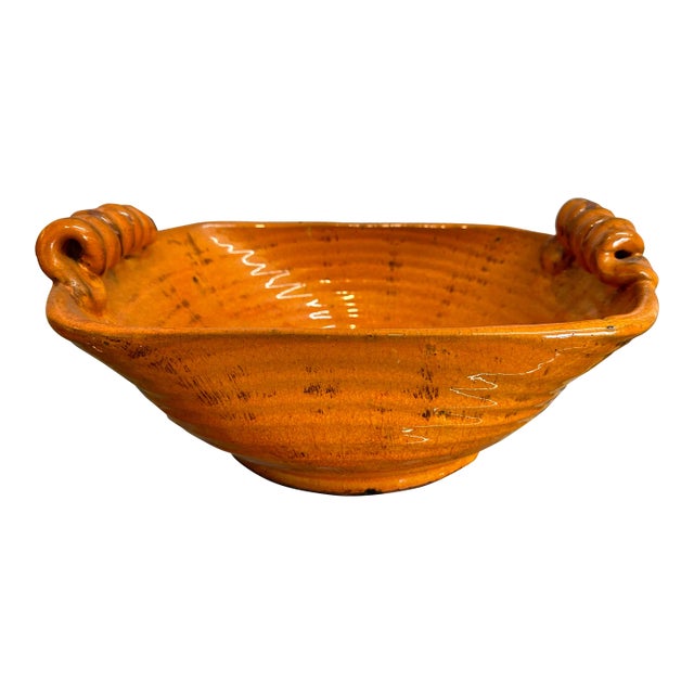 French Terracota Decorative Bowl For Sale