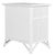 David Francis Aruba One-Drawer Nightstand - White For Sale - Image 4 of 6