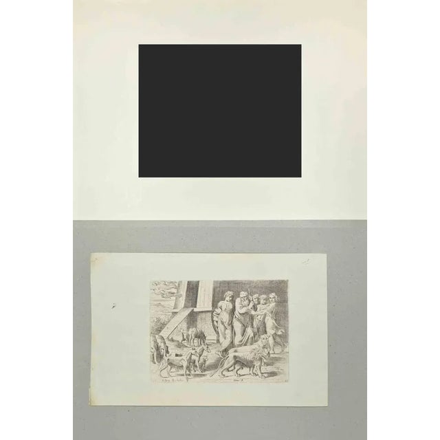 Genesis 8 - Old Testament Story is an Etching print realized by the artist Sisto Badalocchio. About The Old Testament...