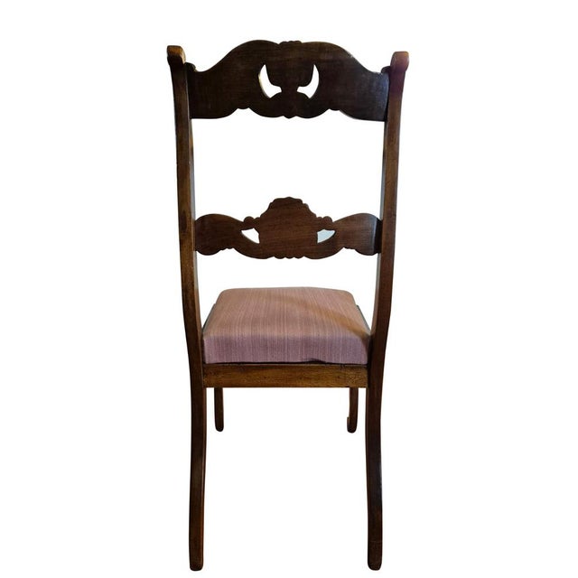 Antique Italian Louis XV Style Dining Chairs in Carved Wood, 1780, Set of 6 For Sale - Image 12 of 13