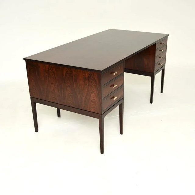 Mid-Century Modern Vintage Danish Executive Desk by Arne Holst-Christensen, 1960 For Sale - Image 3 of 16