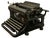 Vintage French Typewriter from Contin, 1940s For Sale