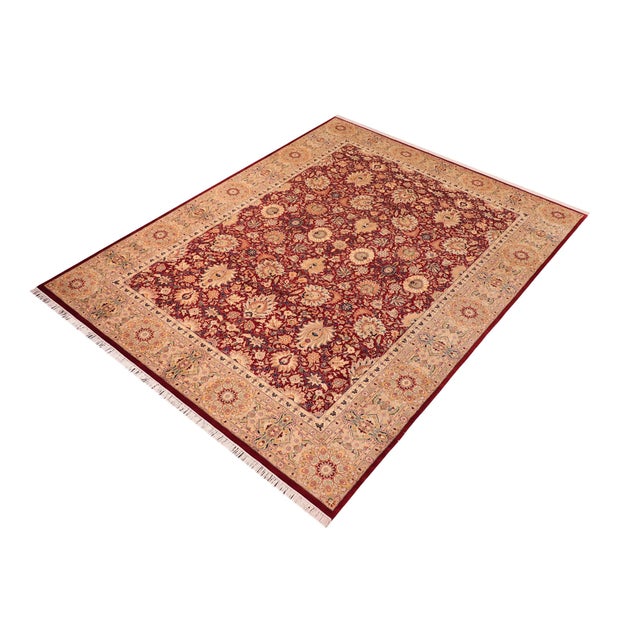 Designed with mesmerizing intricacy and gorgeous color palette, this hand-knotted masterpiece demonstrates the beauty and...
