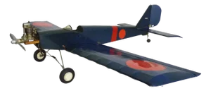 Large Japanese Airplane Model, 1970s