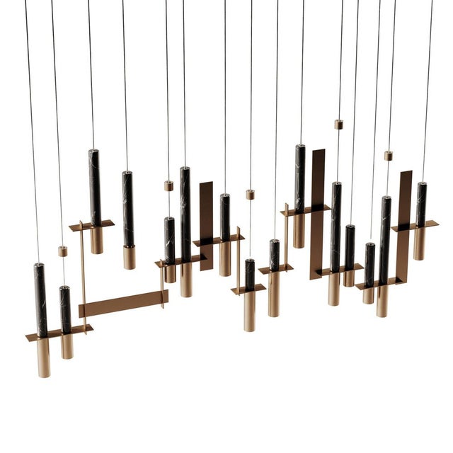 Portland Suspension Lamp by Porus Studio For Sale - Image 6 of 12