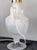 White Vintage Seguso Vetri a Scavo-Styled Lamp For Sale - Image 8 of 12