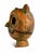 A charming vintage Japanese owl lantern or incense burner, hand-cast in iron during the mid-20th century. Despite its...