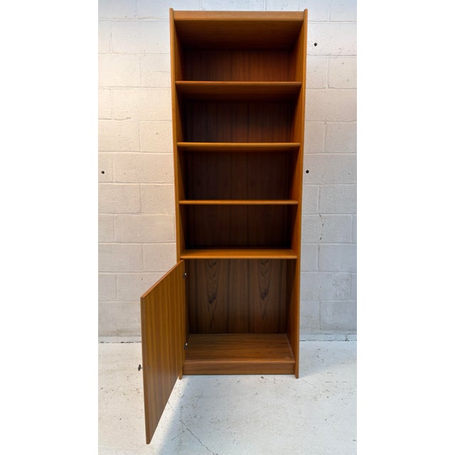 Mid 20th Century Mid-Century Modern Danish Teak Bookcase For Sale - Image 5 of 9