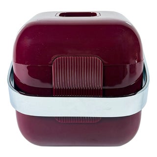 Amanda Ice Bucket in Acrylic Glass by Ambrogio Pozzi for Guzzini, 1980s For Sale