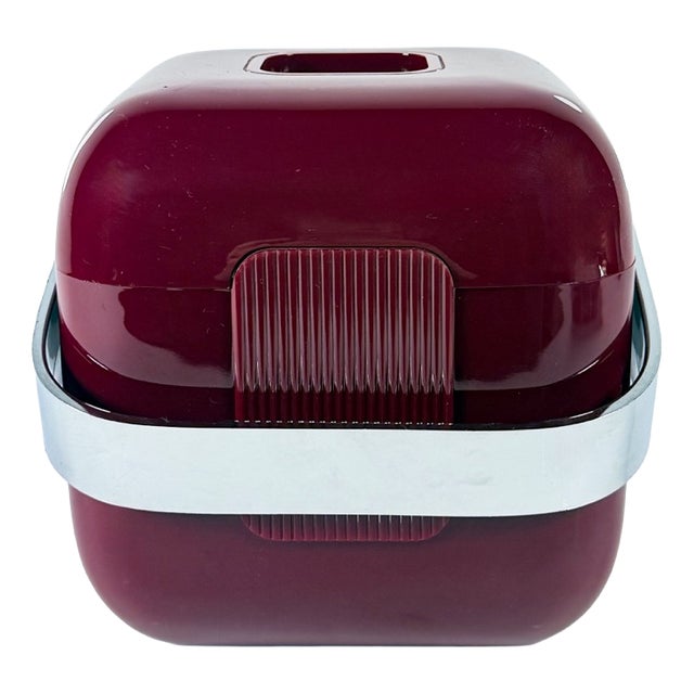 Amanda Ice Bucket in Acrylic Glass by Ambrogio Pozzi for Guzzini, 1980s For Sale