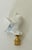 1960s 1960s White Dove Porcelain Figurine Lamp Finial For Sale - Image 5 of 5