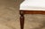 French French Turn of the Century Ottoman with Giltwood Rosettes and Upholstery, 1900s For Sale - Image 3 of 12