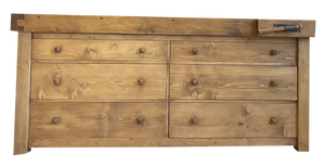 Rustic Planer Bench in Pine