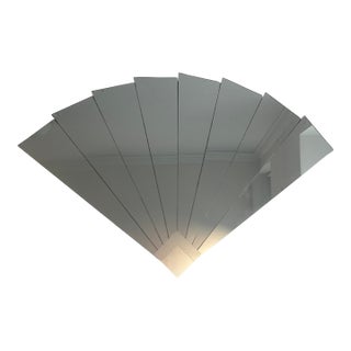 1980s Deco Revival Fan Mirror For Sale