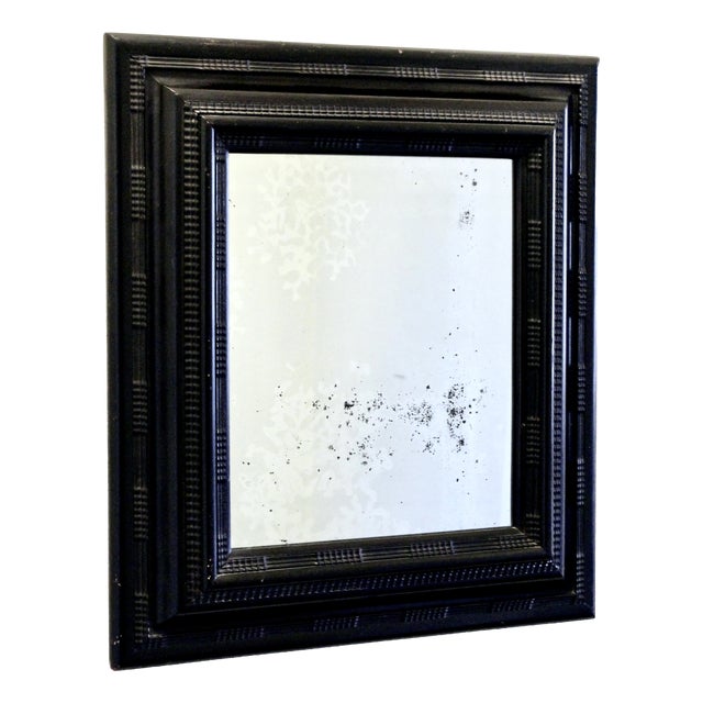 Flemish Baroque Mirror with Original Mercury Glass For Sale