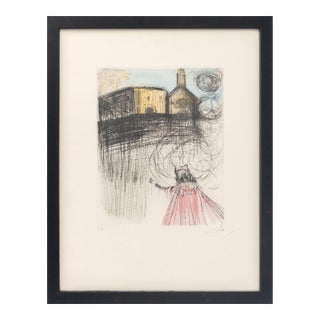 Salvador Dali "La Gloria Que Fue Espana" Etching For Sale