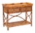 Coastal English Serving Console, Brown, Rattan For Sale - Image 3 of 4