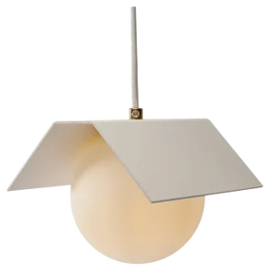 Twain Ex Pure White Suspended Light by Lexavala