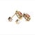 2010s Natural Sapphire Diamond Stud Earrings 14k Gold 0.70 TCW Certified For Sale - Image 5 of 10