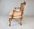 1980s Louis XV Style Hand-Carved Cane Settee Upholstered, 1980s, Italy For Sale - Image 5 of 13