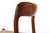1960s Niels Moller for Model No. 75 Side Chair in Teak w/ Papercord for J.L. Møllers Møbelfabrik, Denmark For Sale - Image 5 of 9