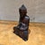 Folk Art Hand-Carved Wooden Buddha Meditation Statue Folk Art For Sale - Image 3 of 13