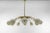 Mid-Century Modern Glass Sputnik Ceiling Lamp in the Style of Arteluce, 1950s For Sale - Image 6 of 12