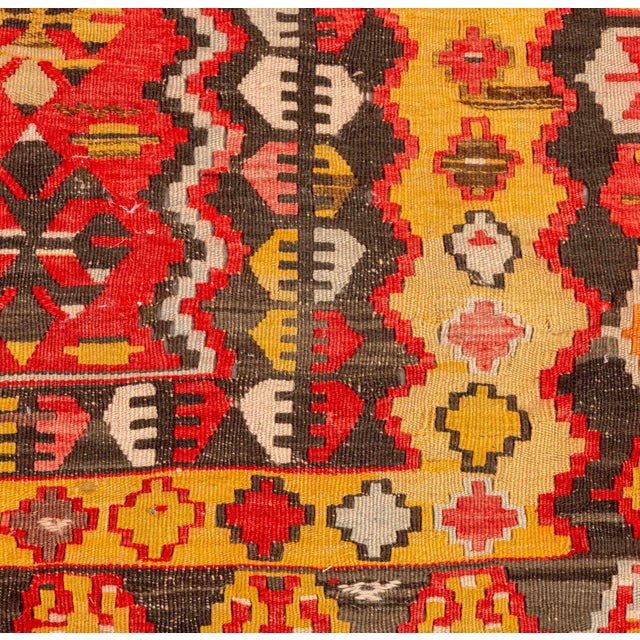 Late 20th Century Turkish Kilim Flatweave Rug, 6' X 3' 5" For Sale - Image 5 of 8