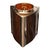 "Victoria" Ice Bucket with Bronze and Walnut, Handmade Bizimyer Furniture. Unmatched. Unrivalled. Designed by Hasan Samet...