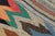 1950s Vintage Persian Shahson Kilim With Colorful Stripes S - Rug & Kilim For Sale - Image 5 of 6