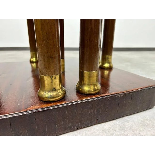 Jugendstil Mahogany Coffee Table, 1890s For Sale - Image 3 of 8