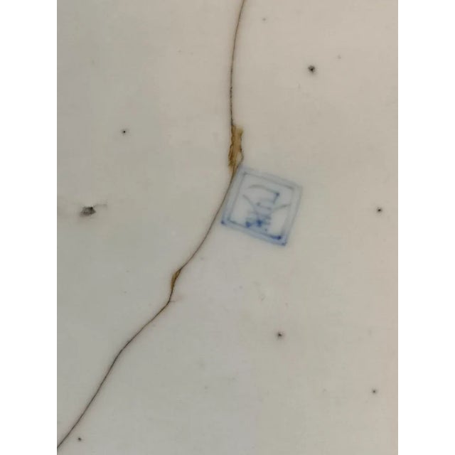 Antique Japanese Arita Porcelain Plate For Sale - Image 10 of 13