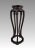 Chinoiserie Tall Antique Chinese Rosewood Pedestal or Display Stand With Grey White Marble Top For Sale - Image 3 of 11