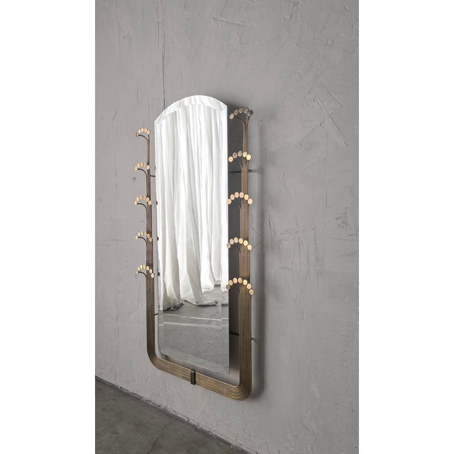 Mid-Century Modern Rare Mid Century Wall Mirror by Curtis Jere For Sale - Image 3 of 11