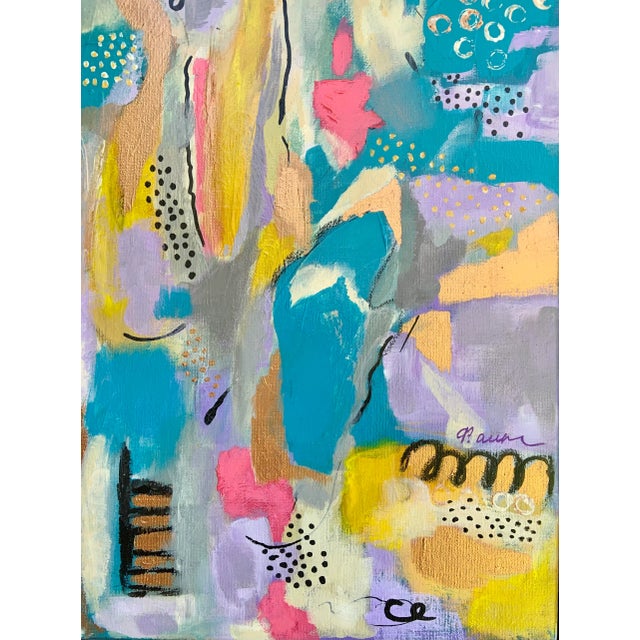 Plastic Contemporary Abstract Original Mixed Media Painting For Sale - Image 7 of 13