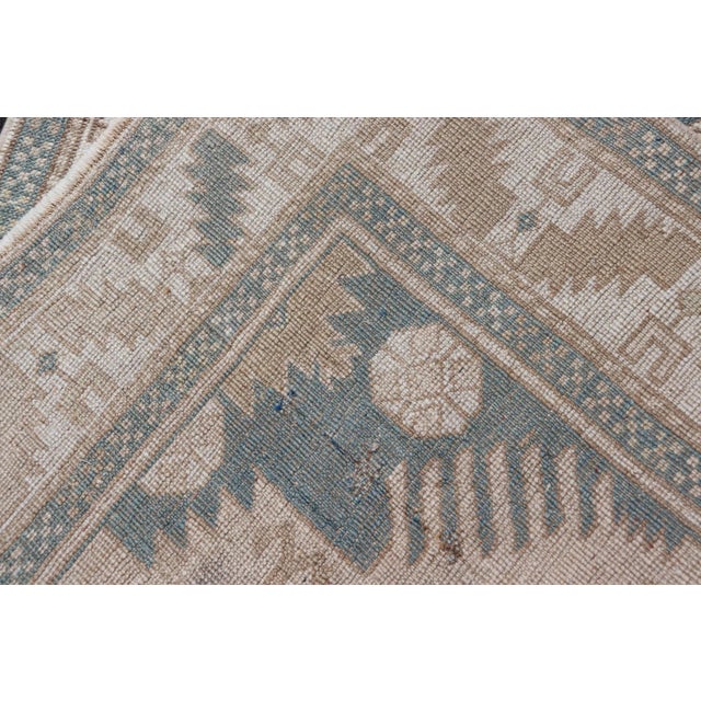 Vintage Turkish Oushak Rug With Geometric Medallions 3'10" X 6'7" For Sale - Image 10 of 10