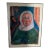 Watercolor Portrait of Lady With Scarf; Mid 20th Century For Sale