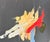 Contemporary Ak Hardeman Painting Abstract Primary Colors in Gold Plein Air Frame For Sale - Image 4 of 7