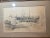 Nautical 1940s Large Original M. Wilson Nautical Ship Repairs Sailboat Sketch Drawing For Sale - Image 3 of 14