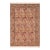 Shabby Chic Floral 1990's Pak-Persian Taupe/Gold Wool Rug - 5'11'' X 9'1'' For Sale